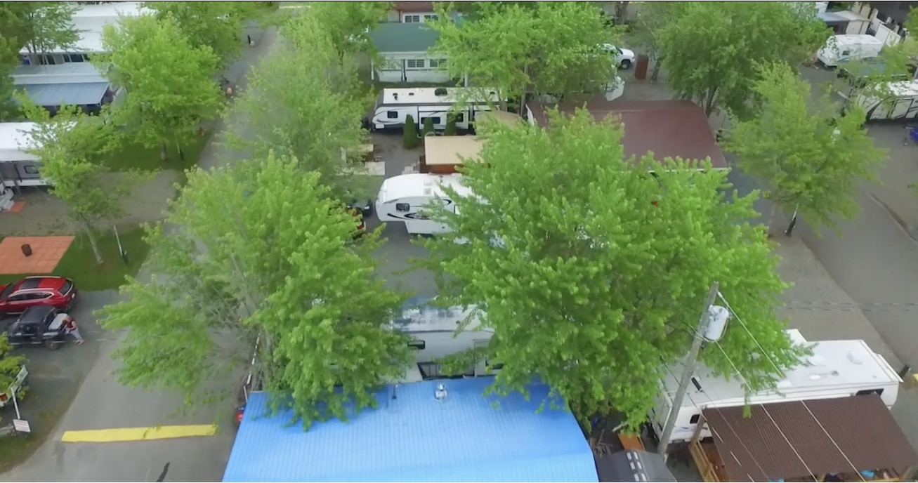 Notre terrain de Camping Paradis de la Petite Montagne New Brunswick